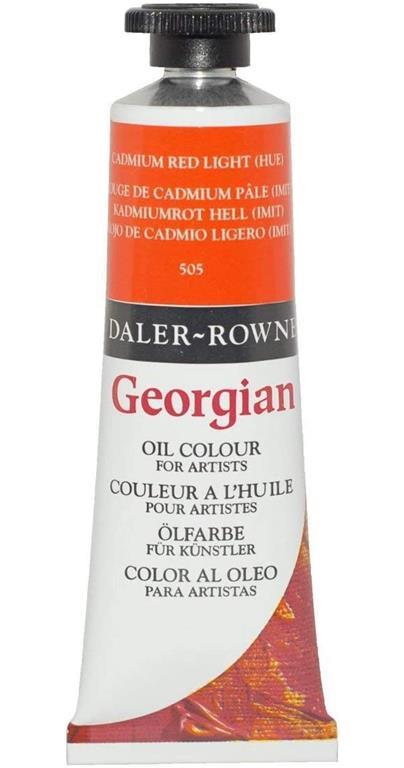Oljna barva Georgian 38ml, Cadmium Red Light (imit)