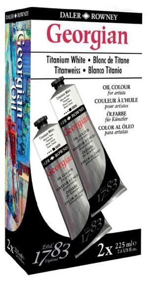 Oljna barva Georgian 2x225 ml Titanium White