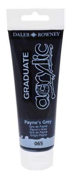 GRADUATE ACRYLIC 120ML PAYNES GREY