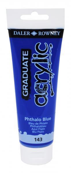 Akrilna barva Graduate 120 ml, phthalo modra