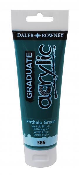 Akrilna barva Graduate 120 ml, phthalo zelena