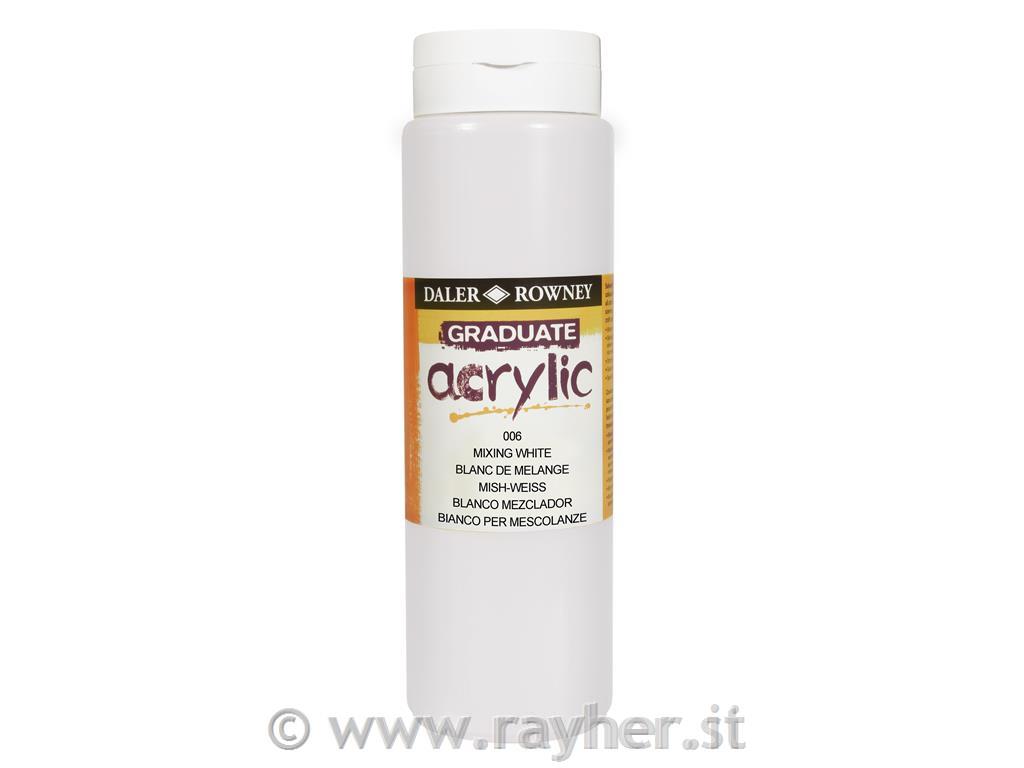 Graduate colore acrilico 500 ml, Mix Bia