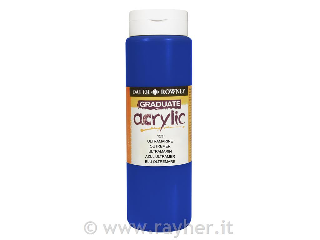 Akrilna barva Graduate 500 ml Ultramarine Blue