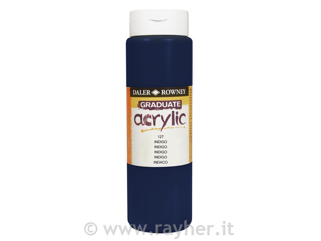 Akrilna barva Graduate 500 ml Indigo