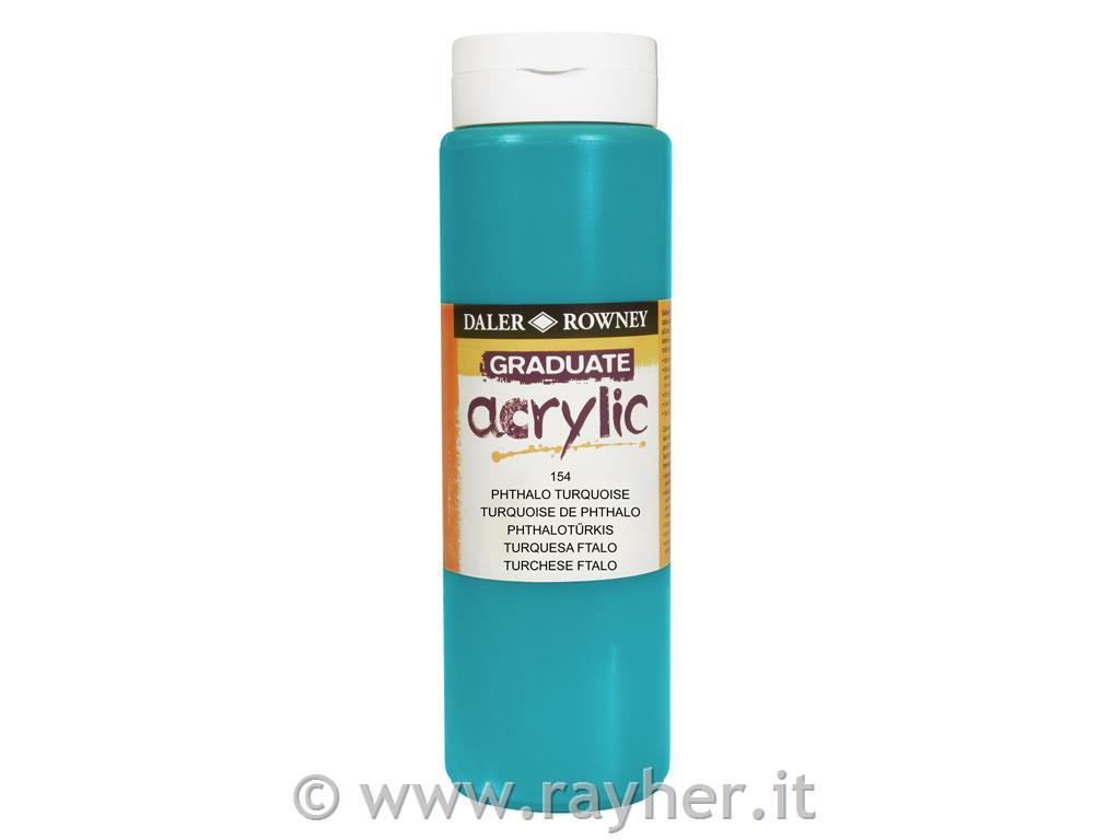 Akrilna barva Graduate 500 ml Phthalo Turquoise