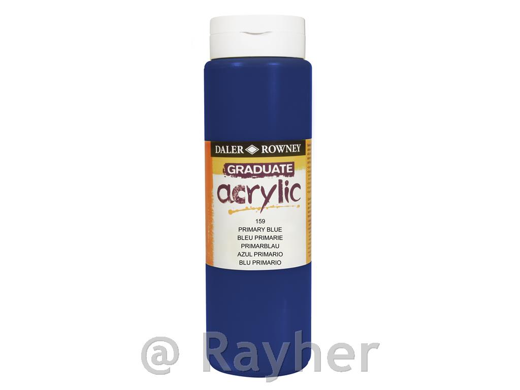 Akrilna barva Graduate 500 ml Primary Blue