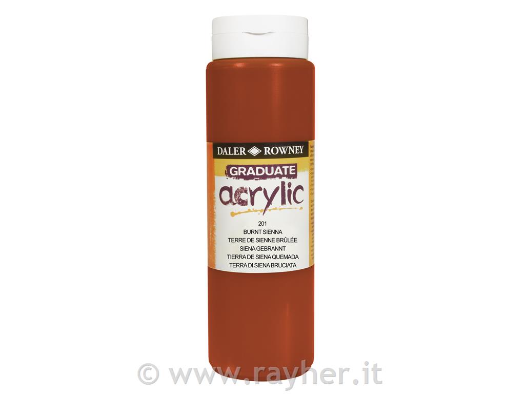 Graduate colore acrilico 500 mlBurnt Sienna