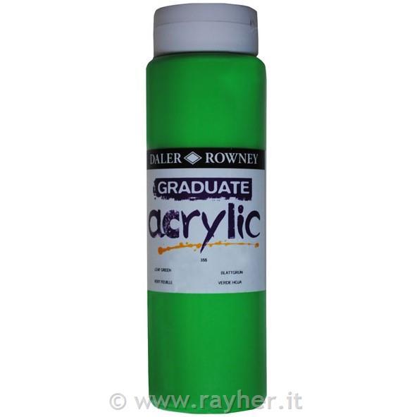 GRADUATE ACRYLIC 500ML Leaf Green