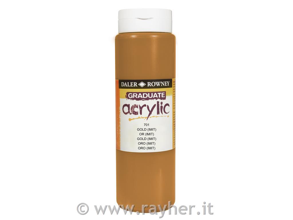 Graduate colore acrilico 500 mlGold Imitation