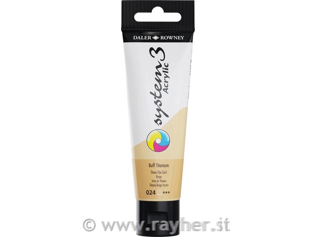 System 3 OR colore acrilico 59ml, Beige