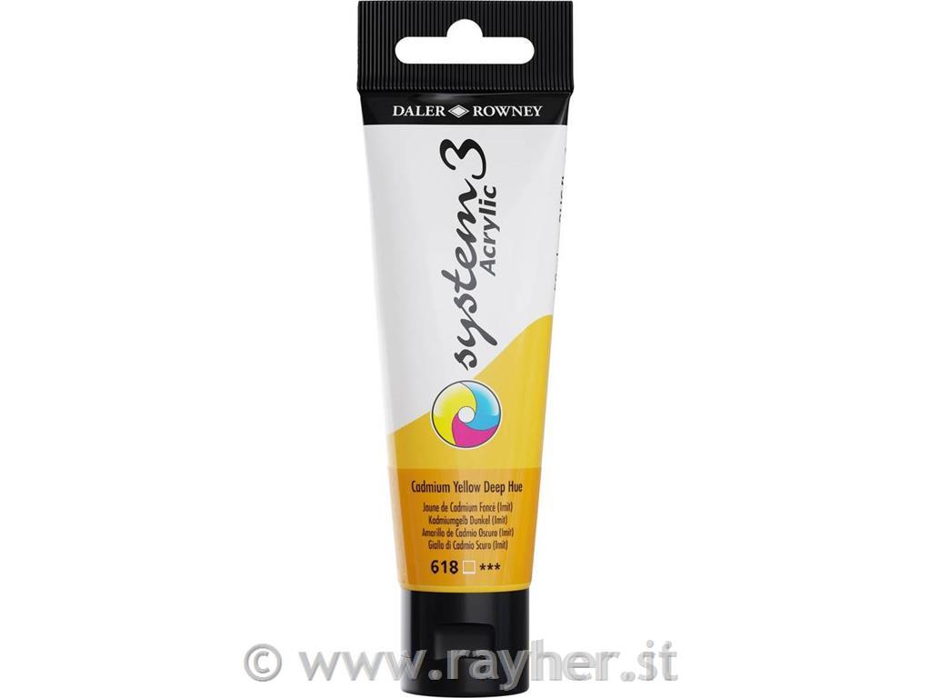 System 3 OR colore acrilico 59mlGiallo di cadmio scuro (imit.)