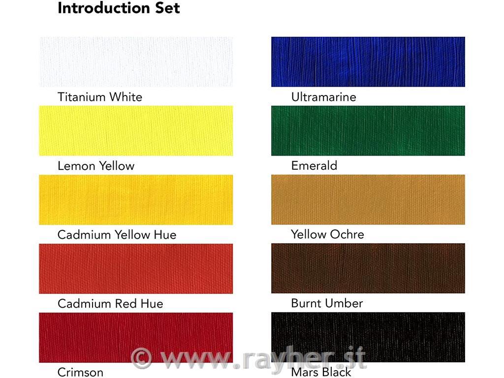 System 3 OR set colori acrilici Intro10x22ml