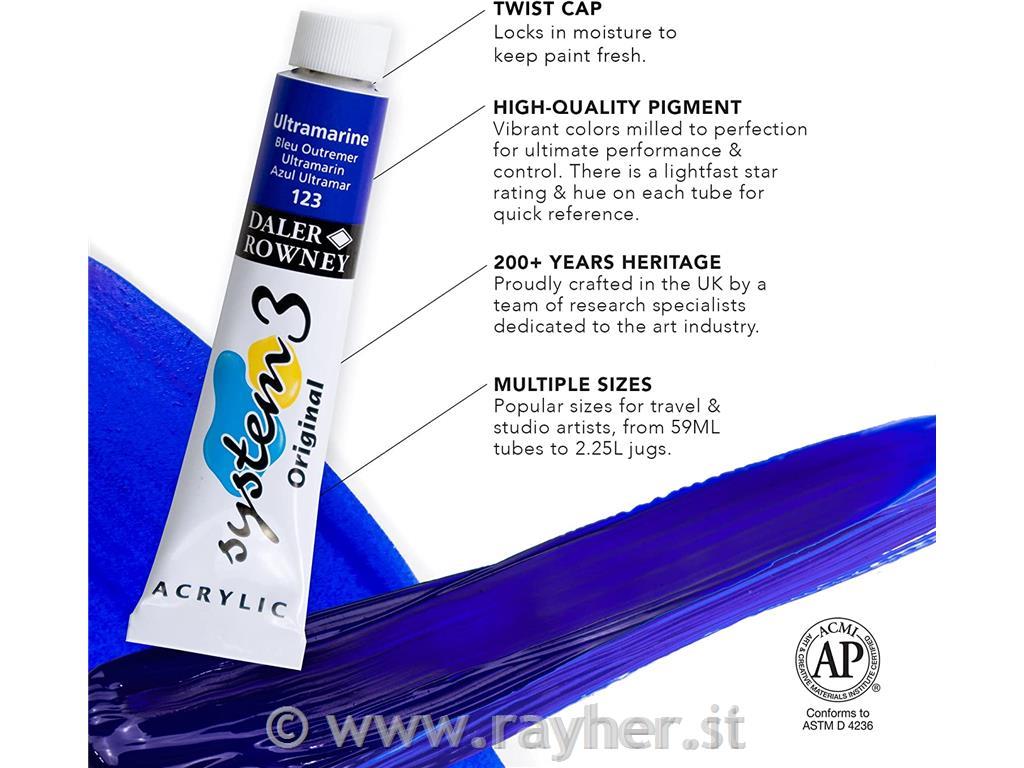 System 3 OR set colori acrilici Intro10x22ml
