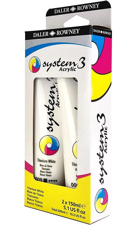 SYSTEM 3 ORIGINAL 2x150 mlTitanium White