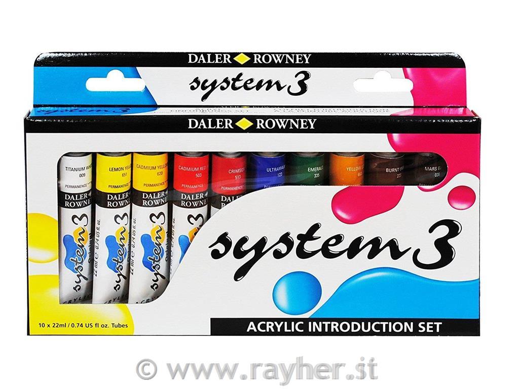 Akrilne barve set System3 Selection set 8x59 ml