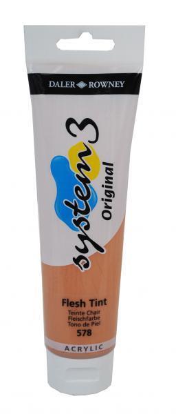 Akrilna barva System 3 150ml, kožna