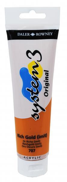 System 3 OR colore acrilico 150mlOro ricco