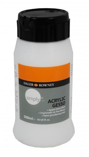 Simply Gesso per fondi 500ml, Bianco