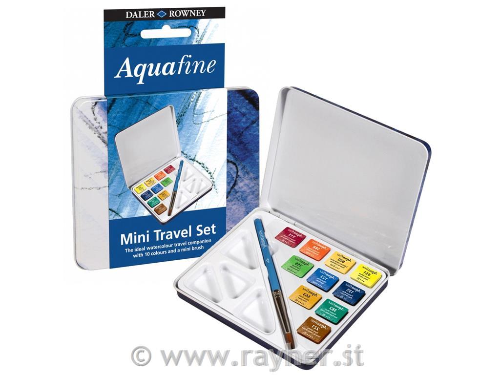 Acquerelli Aquafine set 10 Mini Travel