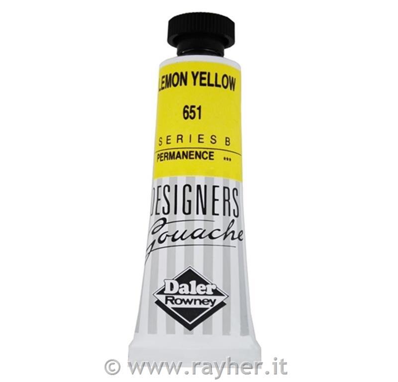 Designers Gouache 15ml Lemon Yellow