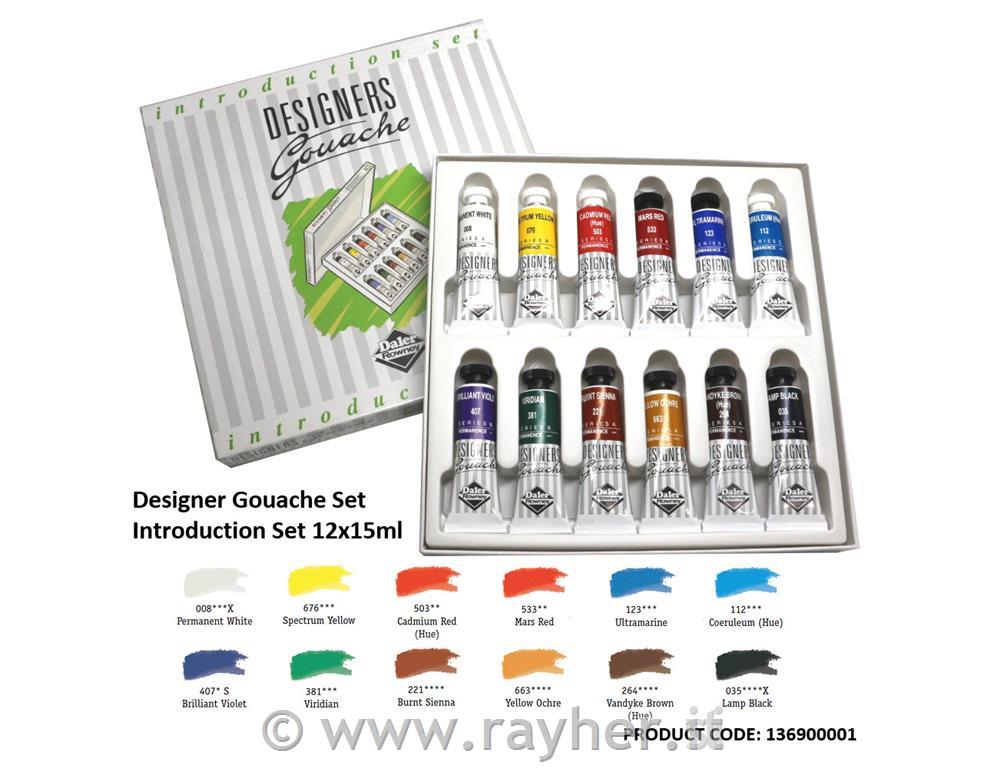 Designers Gouache set Intro 12x15 ml