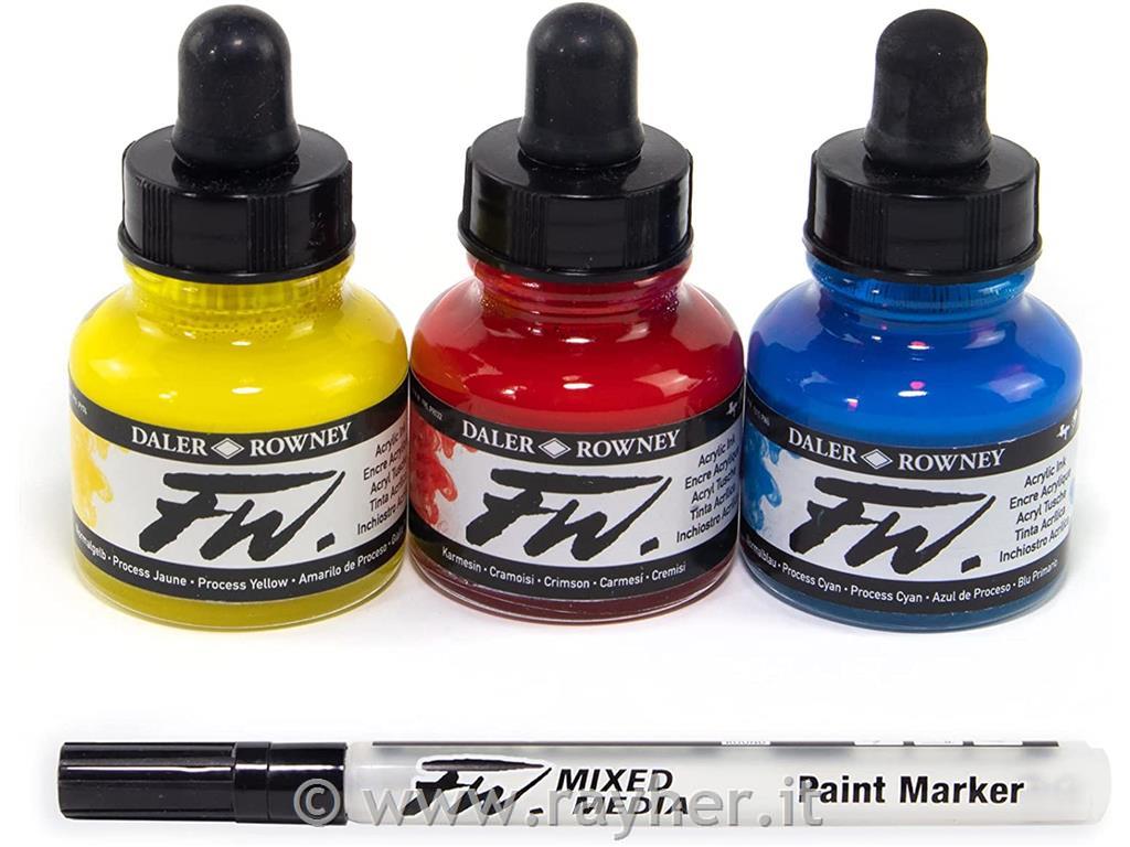 Inchiostro acrilico FW Artists set Start3x29,5ml