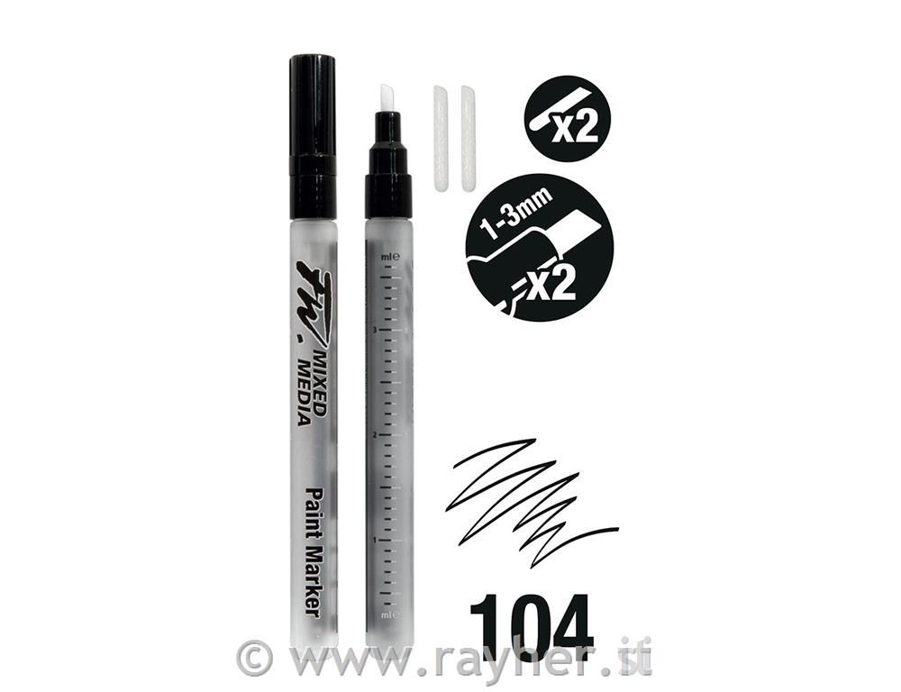 FW marker 3ml set 2xSM 1-3 mm konici chisel