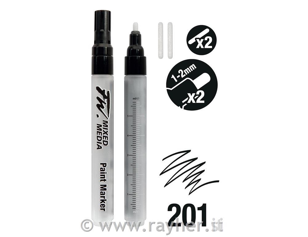 FW marker 5ml Ricaricabile set 2x 2-4mm