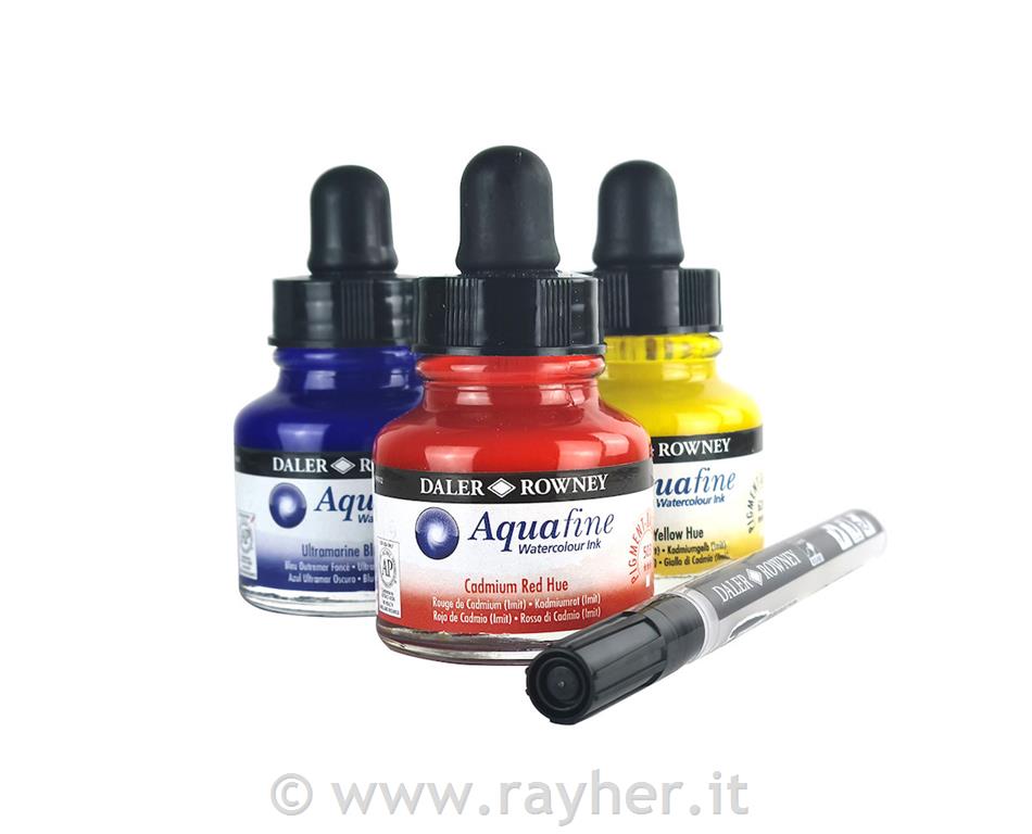 Inchiostro acrilico Aquafine set Starter3x29,5ml
