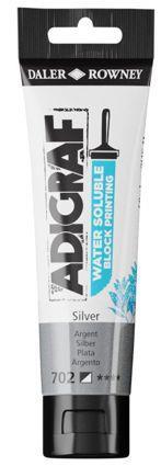 Adigraf Block Printing Colour 59 mlSilver
