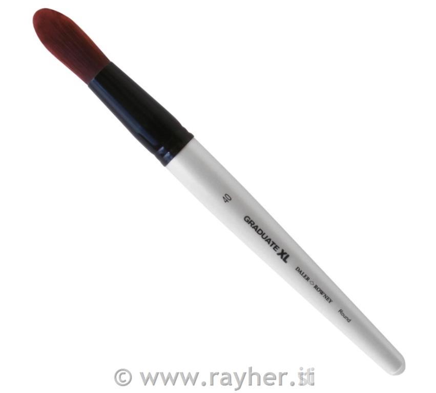 Brush Grad XL Stiff Synthetic Round 40