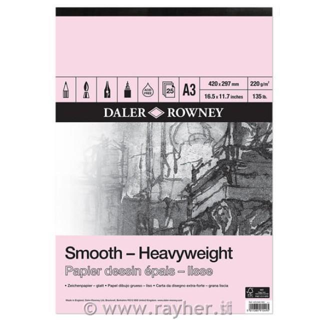 Blocco per schizzi HeavyWeight 220g A3