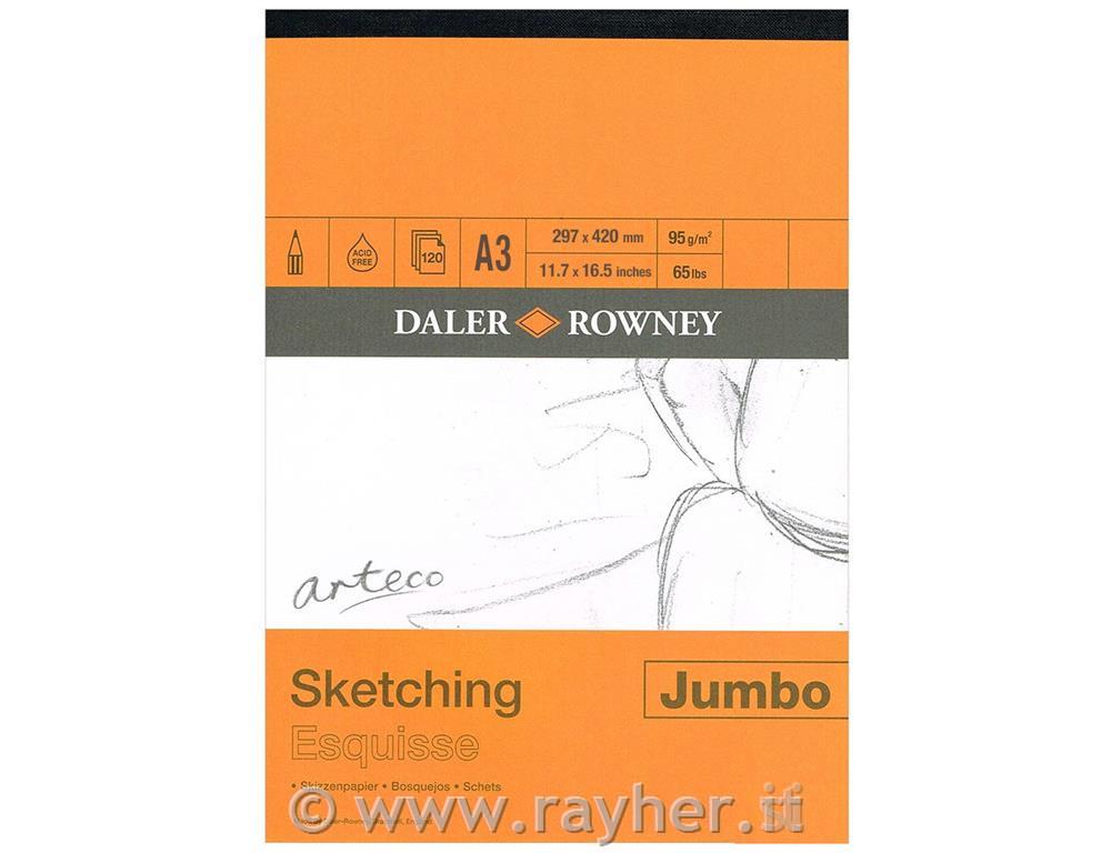 Skicirka Arteco Jumbo A3 95 g 120 listna