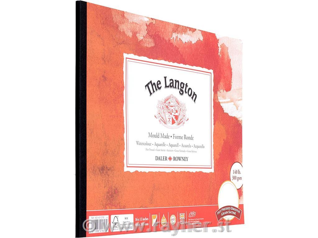 Blok akvarelni Langton 40,64x30,48 cm, 300g, 12 listni, HP, 100% bombaž