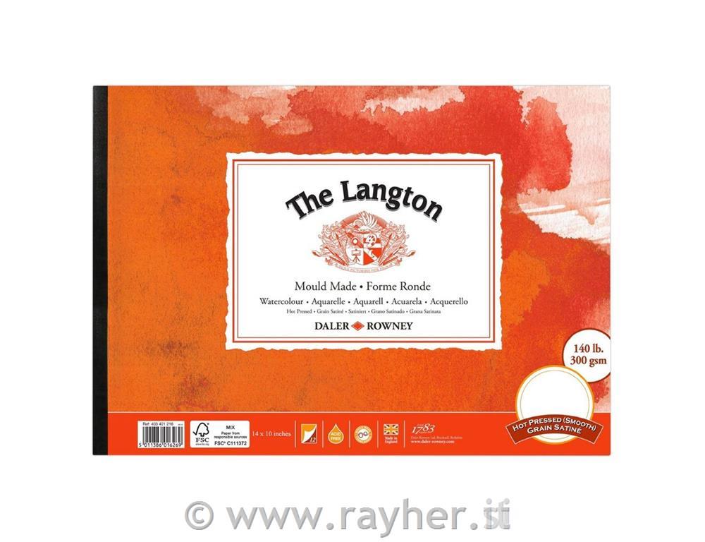 Blocco per acquerello Langton HP 14x10"300g