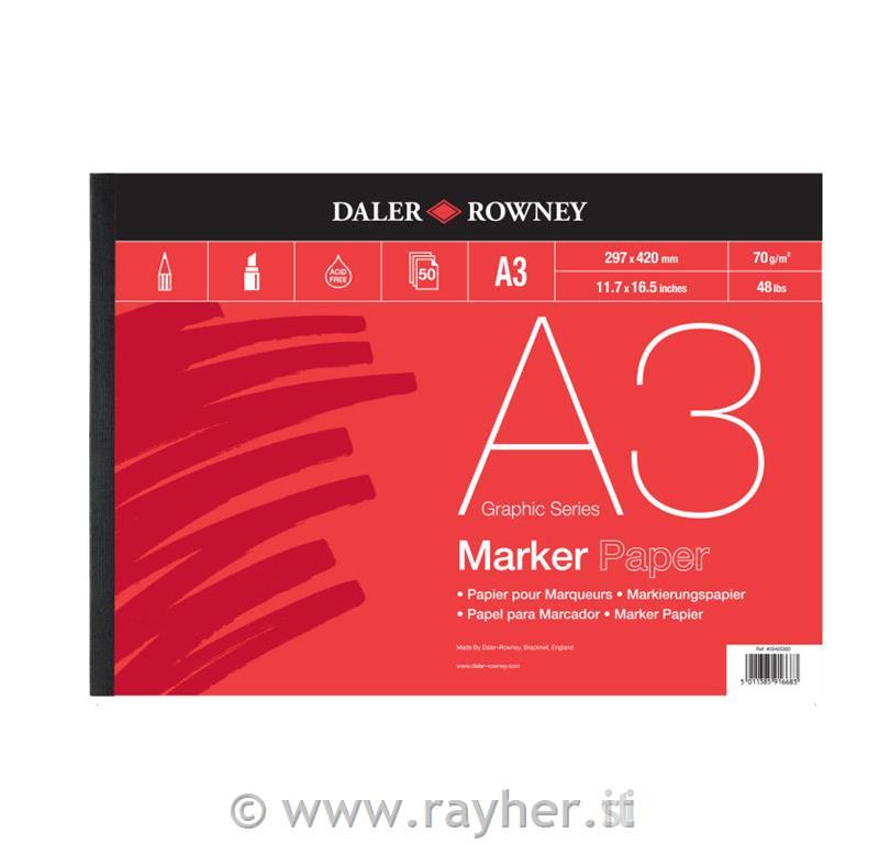 Blocco Marker Pad, 70 g, 50 fogli