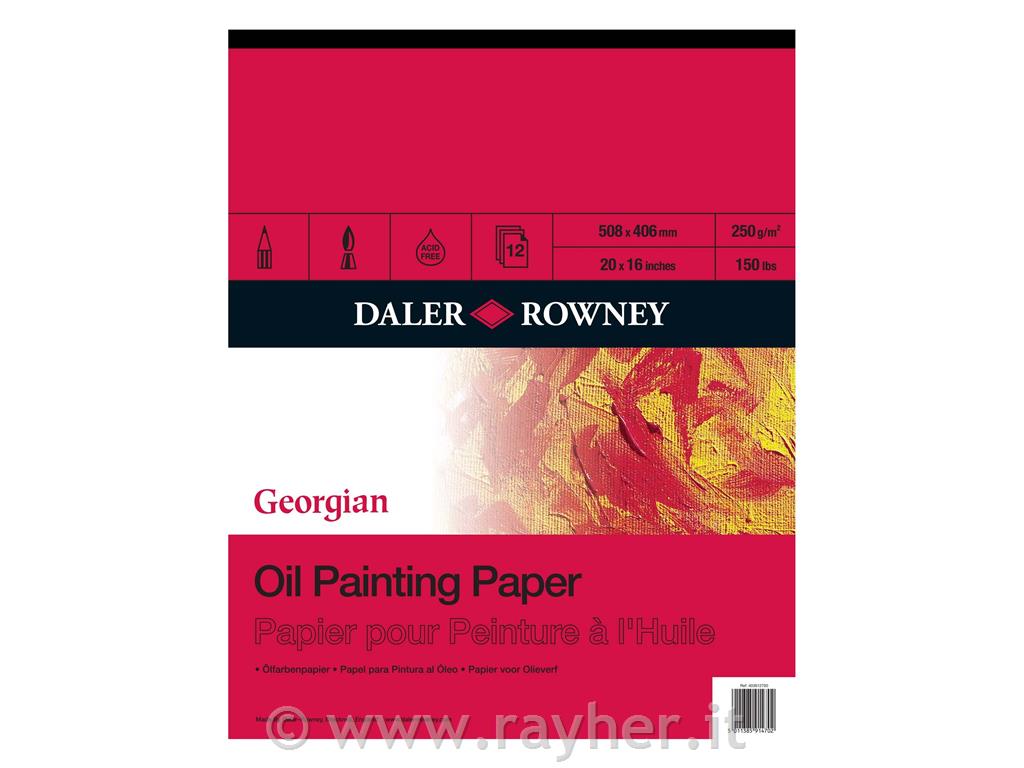 Blocco per Pitura a Olio Georgian20x16",250g