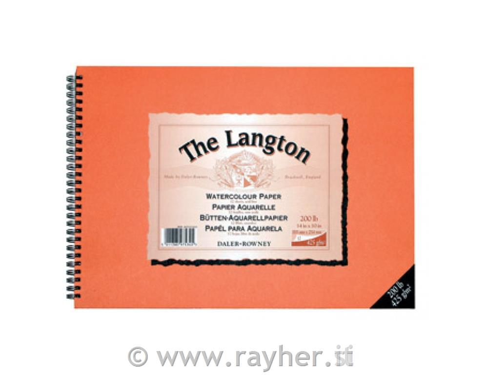 Blok akvarelni Langton spirala 30,48x22,86 cm, 425g, 12 listni, CP fina str.