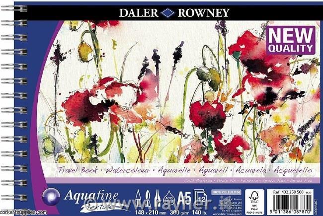 AQUAFINE TEXTURED A5 TRAVELBOOK