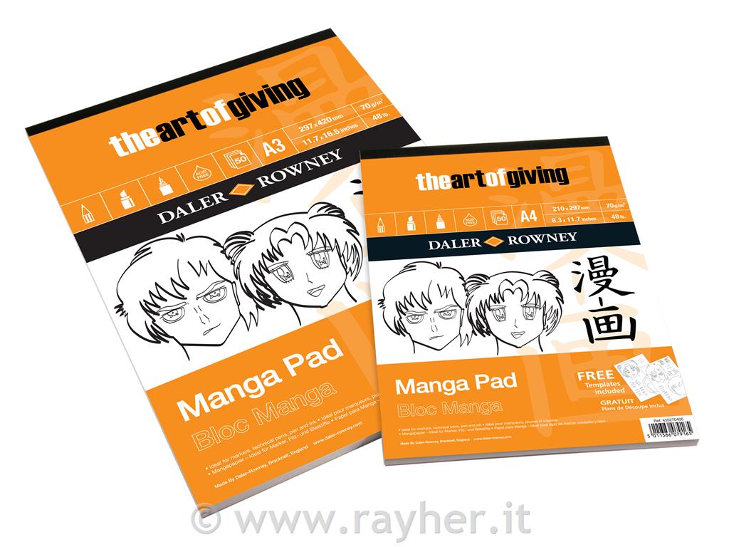 Skicirka Manga A4 70g 50 listna