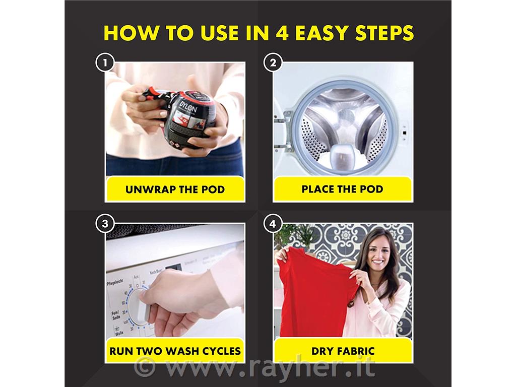 DYLON tintura tessuti per lavatrice, POD