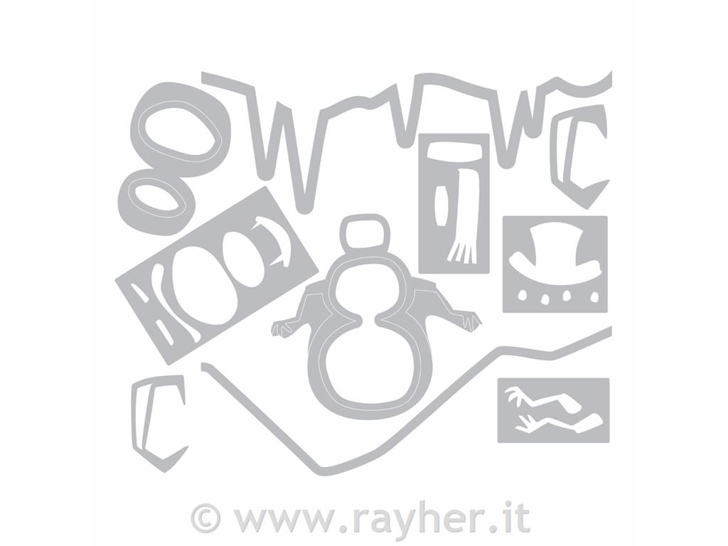 Sizzix Thinlits, Snowman Scene, Tim Holtz