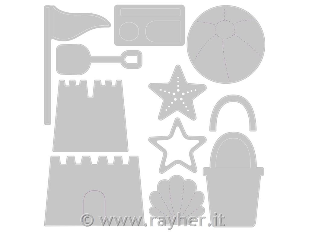 Fustella Thinlits, Summer Shapes