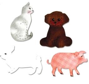 Sizzix Bigz fustelle, Gatto, Cane, Conig