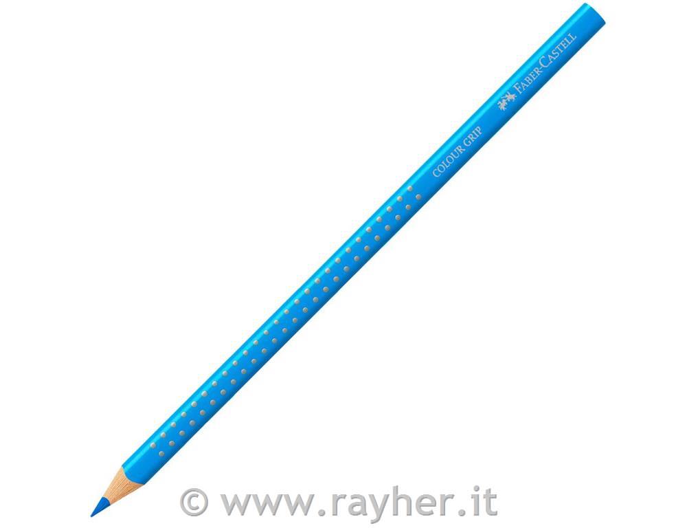 Barvica Faber Castell Grip fluo modra
