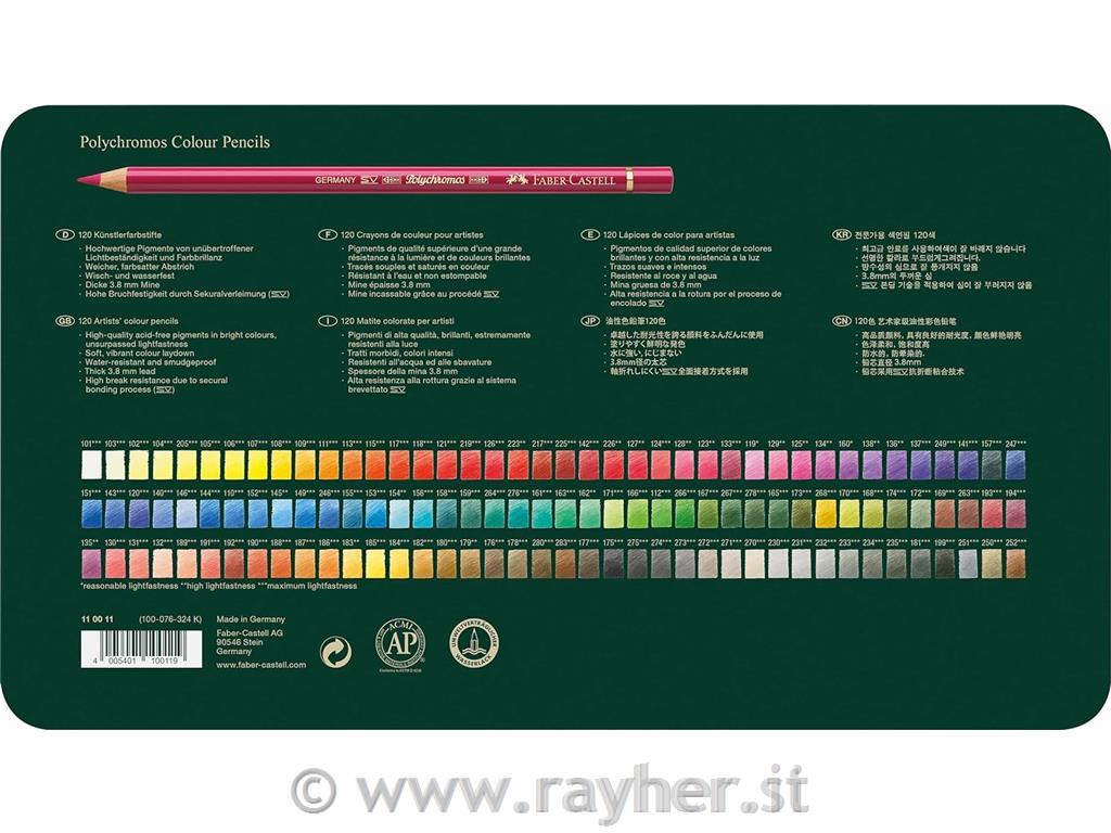 Colour Pencils Polychromos set 120
