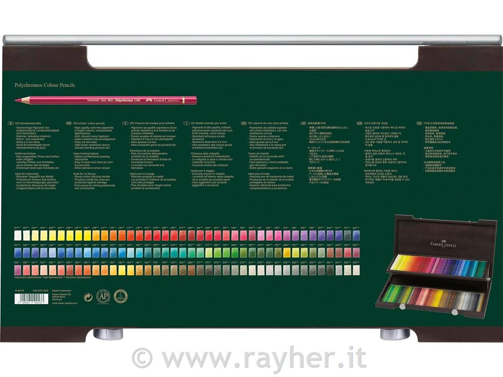 Matite colorate Polychromos set 120 baul