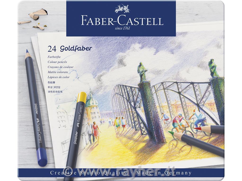 Matite colorate Goldfaber set 24