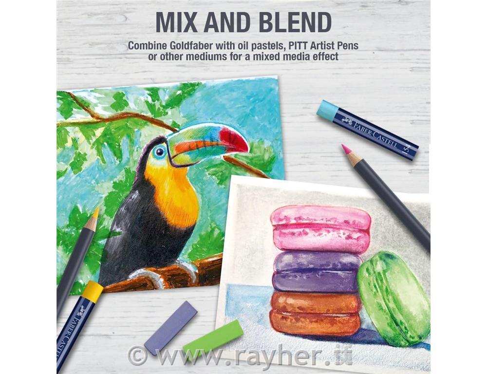 Matite colorate Goldfaber set 24