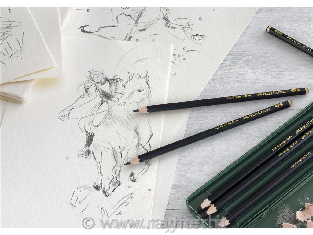 Pencils Pitt Graphite Matt set 6